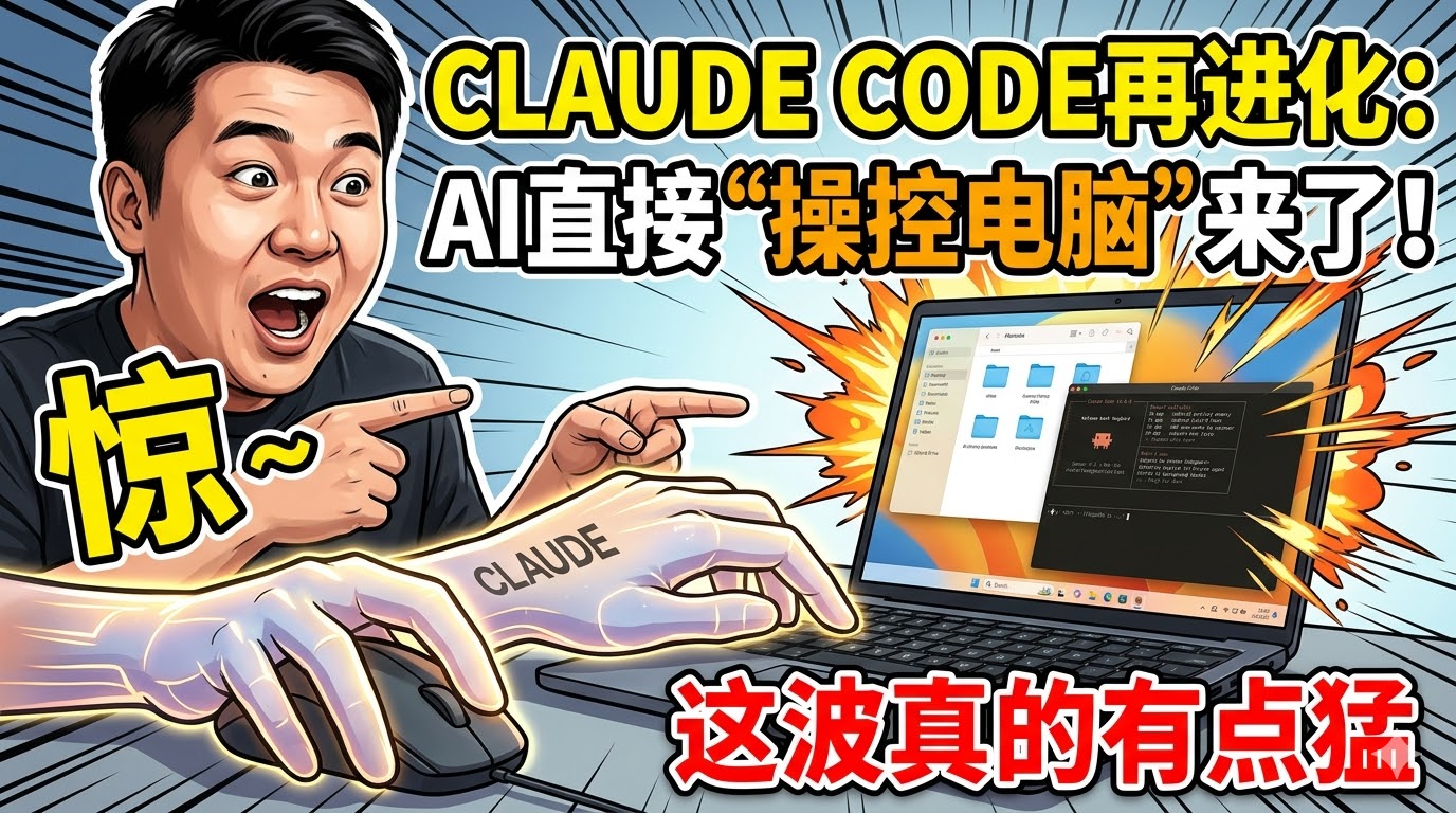 Claude Code再进化：AI直接“操控电脑”来了，这波真的有点猛